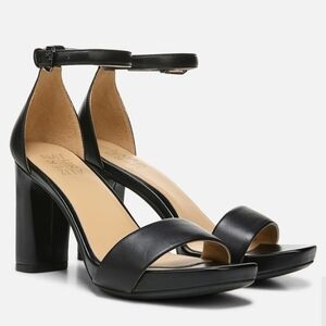 Naturalizer Black Ankle Strap Heels, New Witout Tags Or Box, Size 10